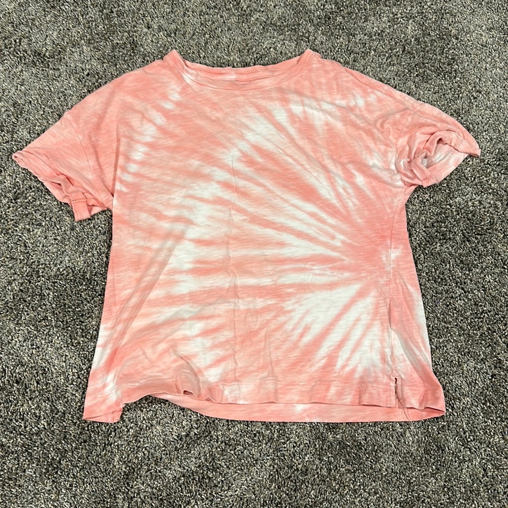pink tie dye t shirt